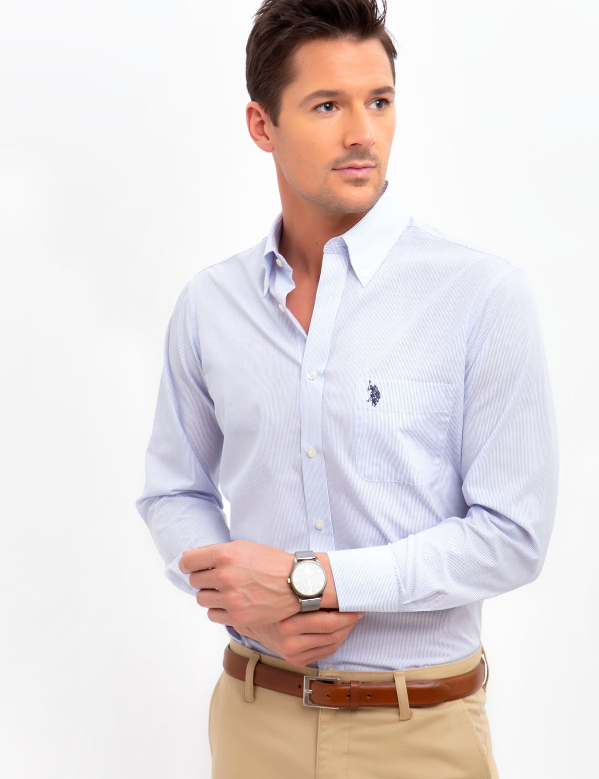 VERTICAL STRIPED DRESS SHIRT - U.S ...